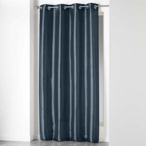 Tmavomodrý záves z mikrosaténu 140x240 cm Shana – douceur d'intérieur