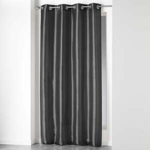 Tmavosivý záves z mikrosaténu 140x240 cm Shana – douceur d'intérieur