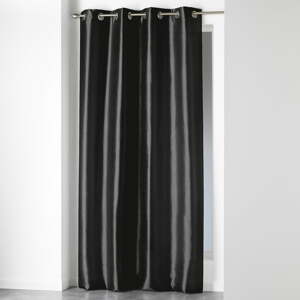 Čierny záves z mikrosaténu 140x240 cm Shana – douceur d'intérieur
