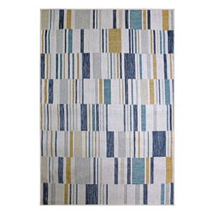 Žltý/modrý vnútorný a vonkajší koberec 120x170 cm Rosco Geo – Flair Rugs