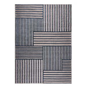 Tmavomodrý vnútorný a vonkajší koberec 160x230 cm Vigo Blocks – Flair Rugs