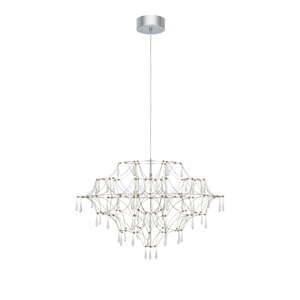 LED závesné svietidlo v striebornej farbe ø 80 cm Efesos – Markslöjd
