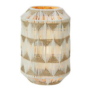 Stolová lampa v prírodnej farbe s textilným tienidlom/s tienidlom z juty (výška  35 cm) Ano – Markslöjd