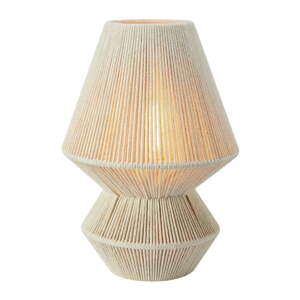 Stolová lampa v prírodnej farbe s textilným tienidlom (výška  34 cm) Razzo – Markslöjd