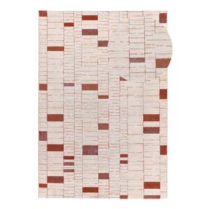 Koberec v tehlovej farbe/krémovobiely 80x150 cm Beruti – Universal