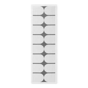 Čierno-biely vnútorný a vonkajší behúň 80x250 cm Duet Bowen – NORTHRUGS