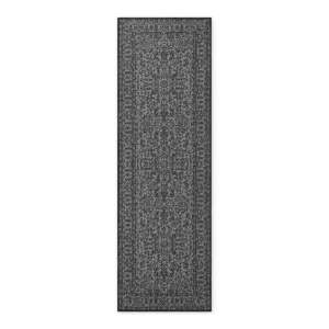 Čierno-biely vnútorný a vonkajší behúň 80x250 cm Duet Kona – NORTHRUGS