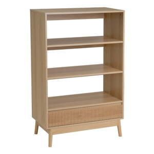 Knižnica v prírodnej farbe 80x120x40 cm Naroa – Casa Selección
