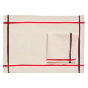 Prestieranie 2 ks s prímesou ľanu 35x50 cm Delma – Kave Home