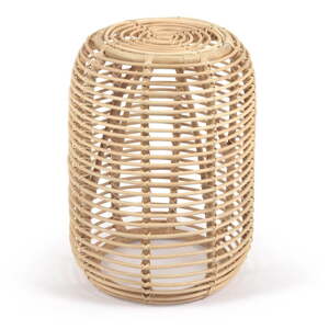 Ratanový okrúhly odkladací stolík ø 45 cm Kohana – Kave Home