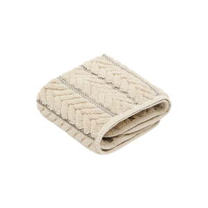 Béžový froté bavlnený uterák 30x50 cm Rune – Kave Home