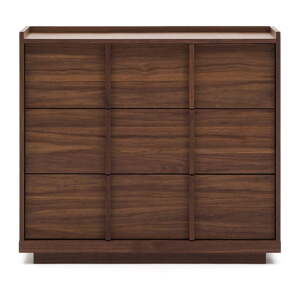 Hnedá komoda v dekore orecha 100x78x50 cm Onix – Kave Home