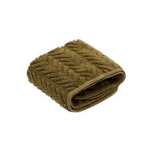 Zelený froté bavlnený uterák 30x50 cm Rune – Kave Home