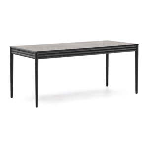 Rozkladací jedálenský stôl s prídavnou doskou v dekore duba 90x160 cm Lenon – Kave Home