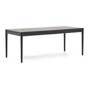 Rozkladací jedálenský stôl s prídavnou doskou v dekore duba 90x200 cm Lenon – Kave Home