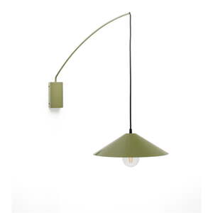 Zelené nástenné svietidlo ø 35 cm Kally – Kave Home