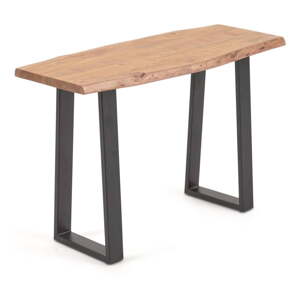 Konzolový stolík s doskou z akácie v prírodnej farbe 40x115 cm Alaia – Kave Home