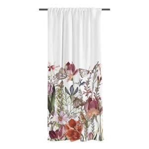 Záves z bavlneného saténu 110x250 cm Floral – Butter Kings