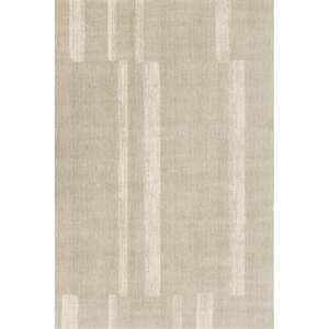 Sivobéžový vlnený koberec 240x340 cm Agnus Brush Lines – Agnella