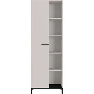 Krémovobiela knižnica 64x190x34 cm Rovigo – Germania