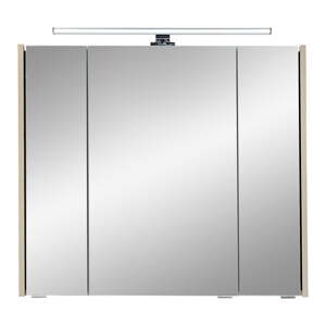 Kúpeľňová skrinka v dekore borovice v prírodnej farbe 70x80 cm Quickset 393 – Pelipal