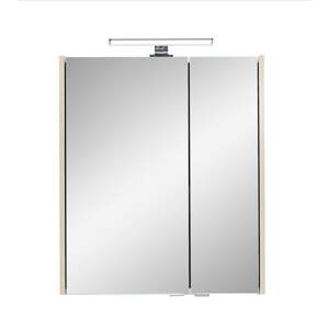 Kúpeľňová skrinka v dekore borovice v prírodnej farbe 70x60 cm Quickset 393 – Pelipal