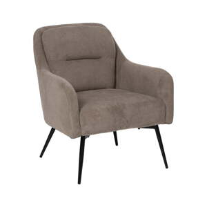 Taupe ženilkové kreslo Classic – Ixia