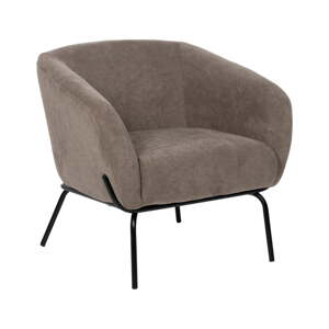 Taupe ženilkové kreslo Classic – Ixia
