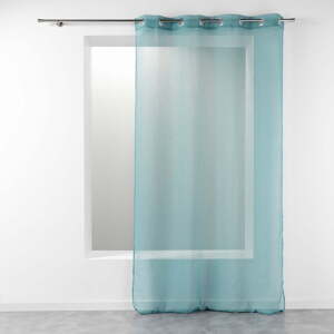 Tyrkysovomodrá záclona 140x280 cm Telma – douceur d'intérieur