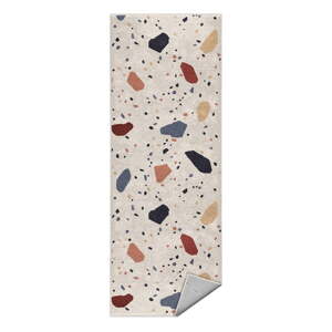 Krémový prateľný behúň 80x200 cm Cracked Terrazzo – Mila Home