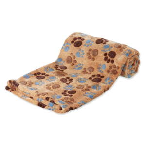 Béžová fleecová deka pre psa 100x70 cm Trixie Laslo – Plaček Pet Products