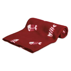 Červená fleecová deka pre mačku 100x70 cm Trixie Barney – Plaček Pet Products