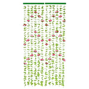 Červený/zelený záves do dverí 90x190 cm Roses – Maximex