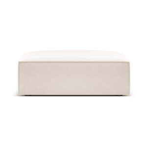 Béžová zamatová podnožka Vanda – Mazzini Sofas
