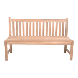 Drevená záhradná lavica v prírodnej farbe Solo – Garden Pleasure