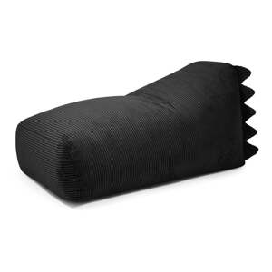 Čierny menčestrový detský sedací vak Snug 130 Dragon – SLOWDOWN