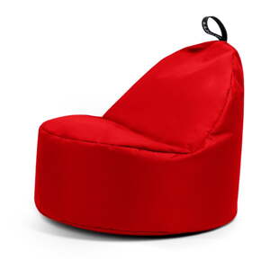 Červený detský sedací vak Round M – So Soft?