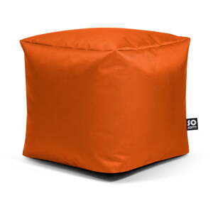 Oranžový detský sedací vak Cube M – So Soft?