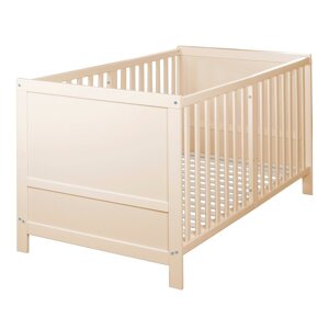 Postieľka s nastaviteľnou výškou 70x140 cm v prírodnej farbe Easy Sleep – Roba