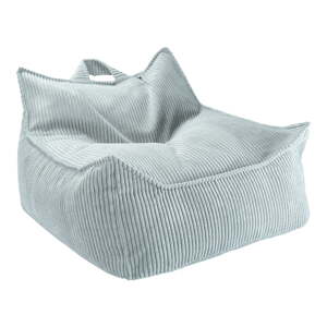 Menčestrový detský sedací vak v mentolovej farbe Chair – Wigiwama