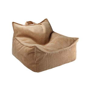 Hnedý menčestrový detský sedací vak Chair – Wigiwama
