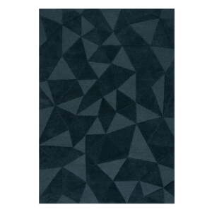 Zelenomodrý ručne tkaný vlnený koberec 120x170 cm Shard Teal – Flair Rugs