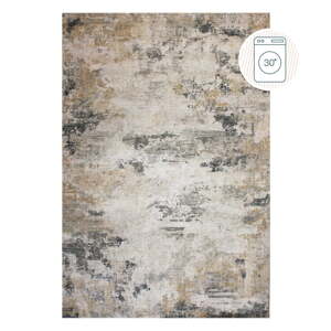 Sivobéžový prateľný koberec 115x170 cm Lila Abstract – Flair Rugs