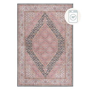 Ružový prateľný koberec 152x230 cm Briony Traditional – Flair Rugs