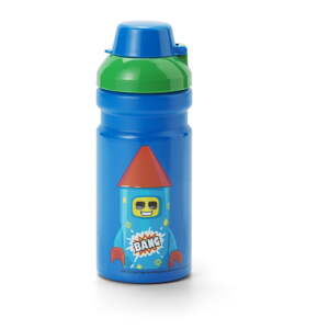 Modrá detská fľaša 390 ml Rocket – LEGO®
