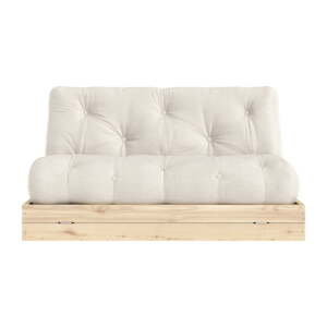 Béžová ľanová rozkladacia pohovka 145 cm Flip – Karup Design