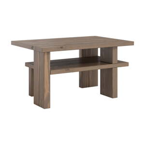 Hnedý konferenčný stolík z borovicového dreva 45x68 cm Japan – Karup Design