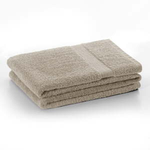 Béžový froté bavlnený uterák 30x50 cm Marina – DecoKing